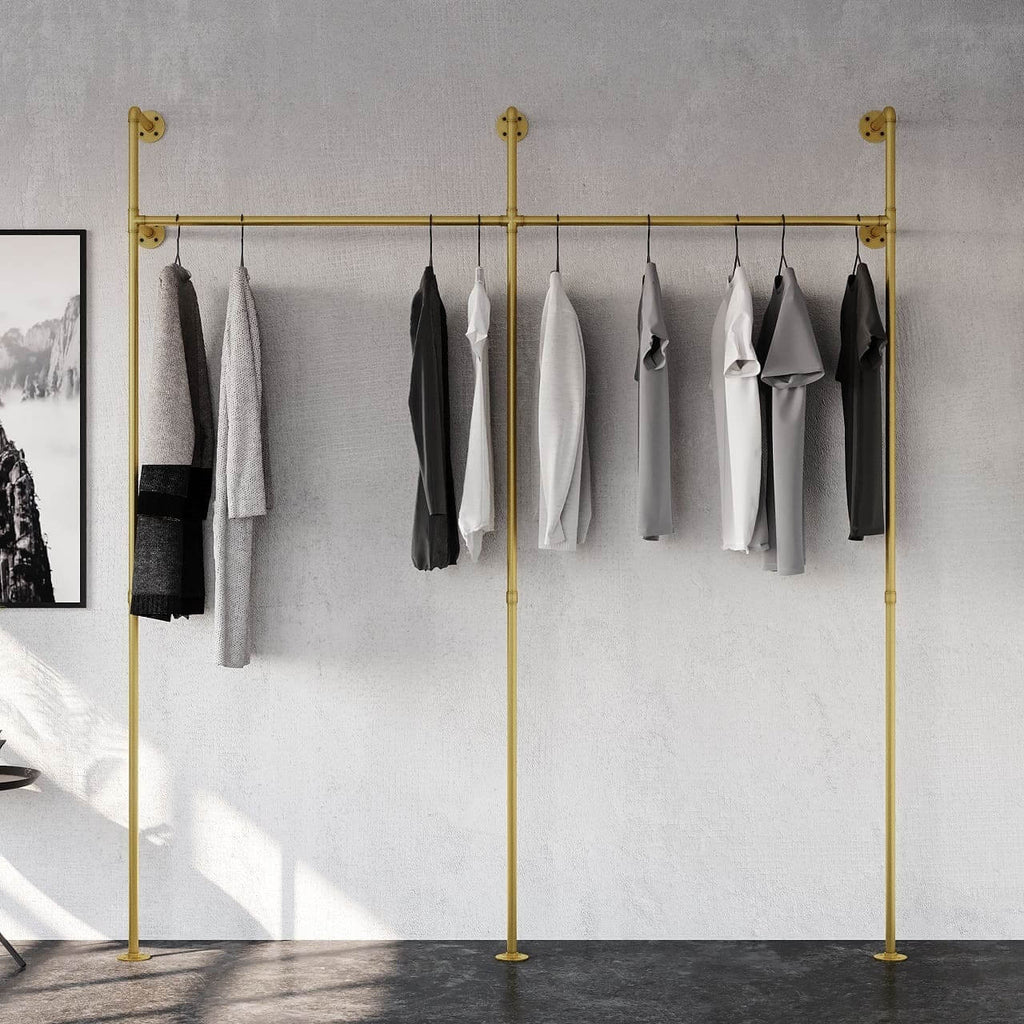 Gold Clothes Rail - Luxurious Touch for Your Home | pamo. – pamo. design