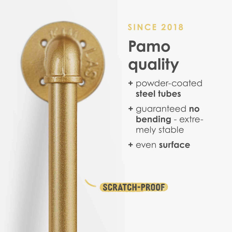 Double Gold Rack Maximize Your Storage Space in Style | pamo. – pamo ...